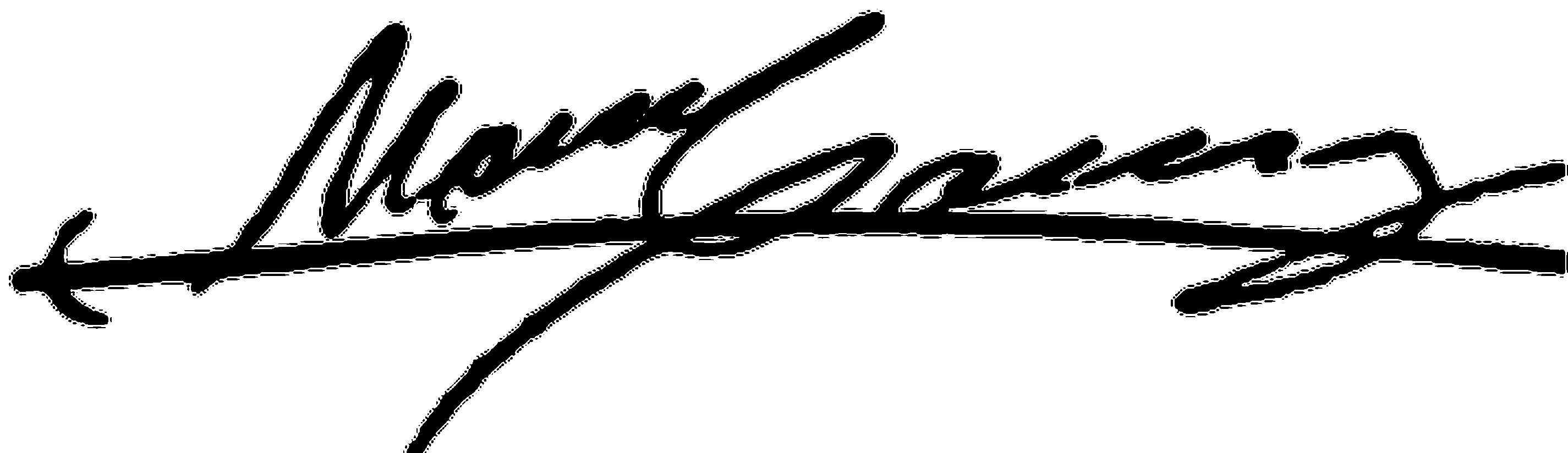 Signature of Glow Cleaning Company